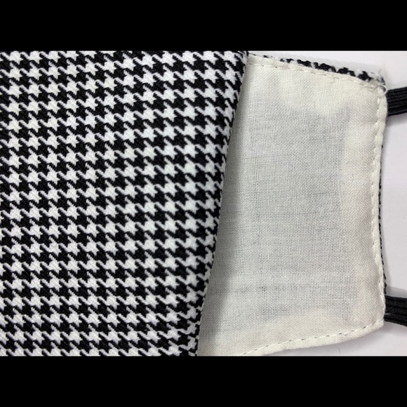 Houndstooth Face Mask - Picture 4 of 5
